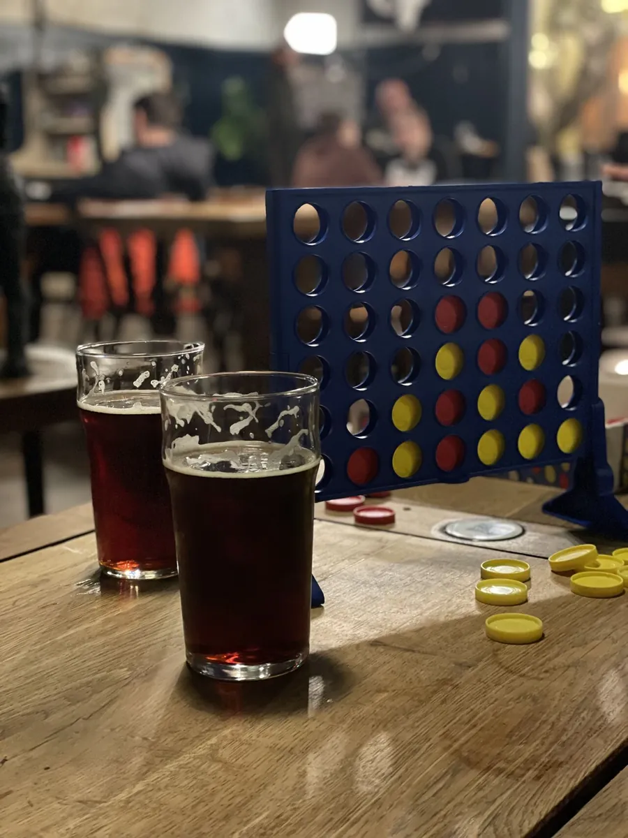Deux bières et un Puissance 4